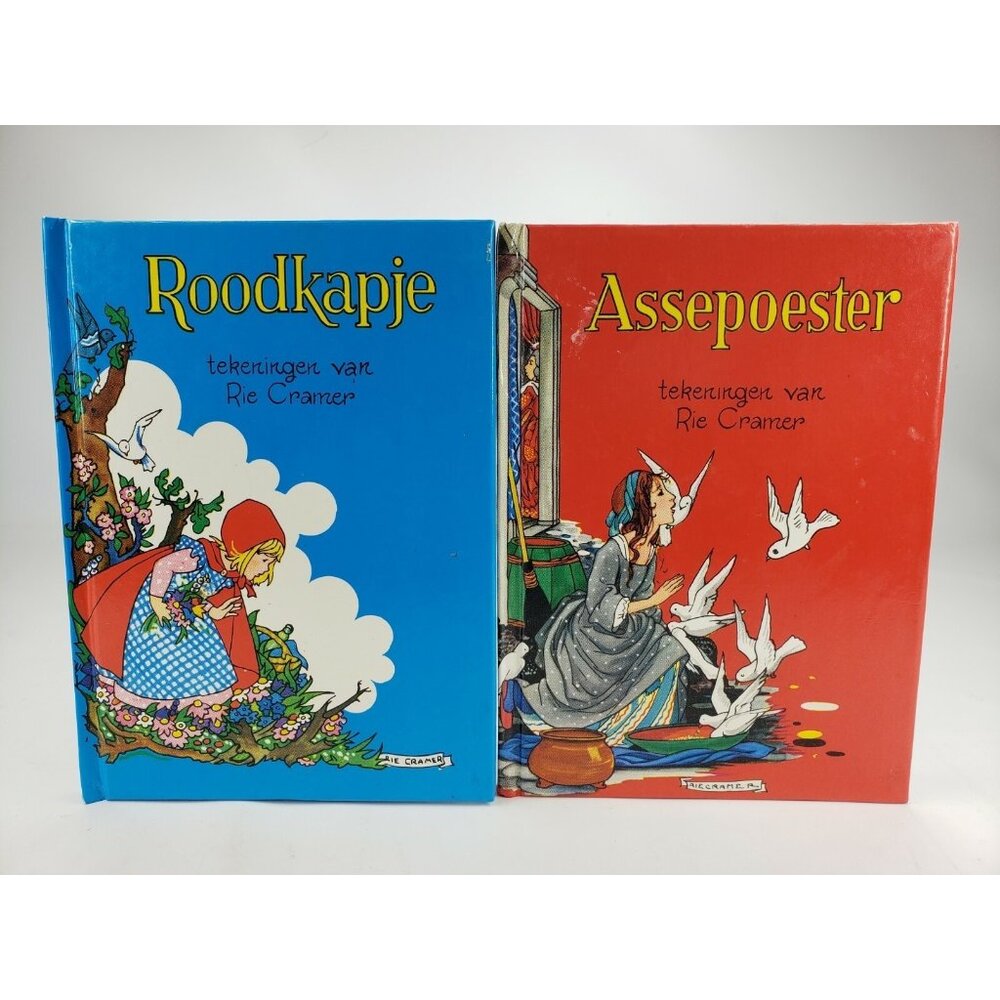 Assepoester Roodkapje Rie Cramer Cinderella Little Red Riding Hood DUTCH Lang